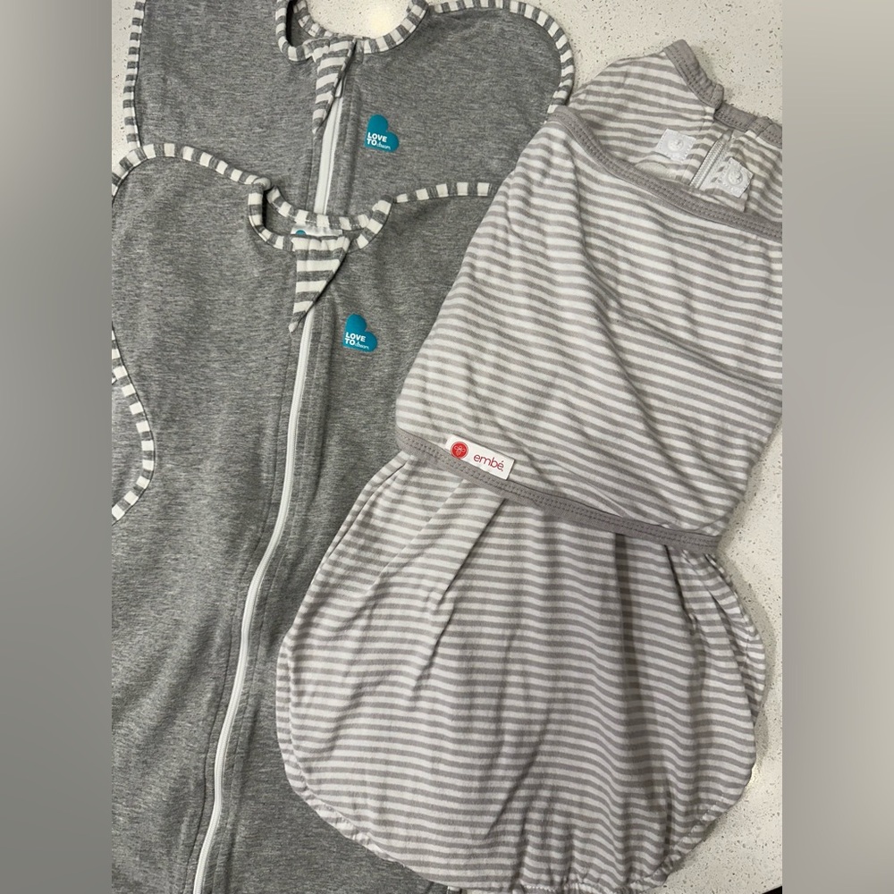 Love to Dream Swaddle Up Sleep Sack & Embe Organic Cotton Swaddle